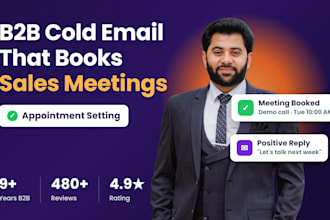 do b2b cold email campaigns for appointment setting and sales meetings