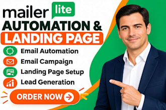 build mailerlite automation mailerlite landing page