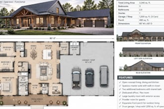 design custom barndominium floor plans and house plans