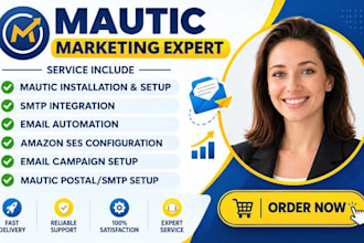 setup mautic marketing automation email campaigns lead nurturing