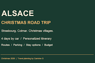 plan your alsace christmas markets road trip by car