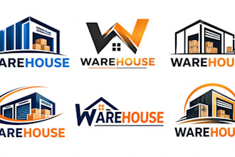 design a professional logistics, storage, delivery, or industrial warehouse logo
