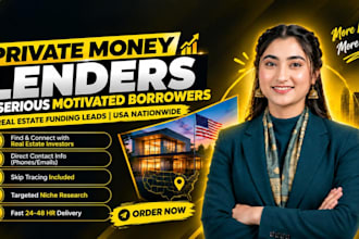 provide private money lenders leads and serious borrowers