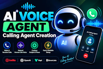 create ai voice agent with elevenlabs, vapi, retell ai