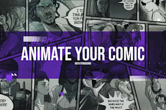 make motion or animate your comics, manga, drawing