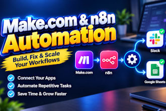 fix make com automation, n8n made com ai automation