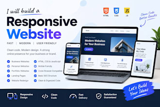 develop a modern website