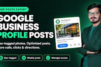 create gmb posts and do gmb optimization for your business