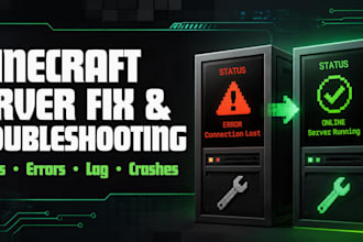 fix and troubleshoot your minecraft server errors and issues