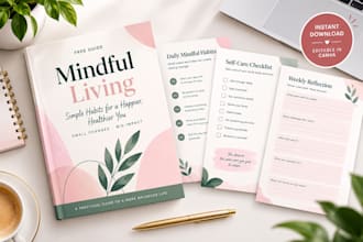 design a professional canva freebie PDF for your business