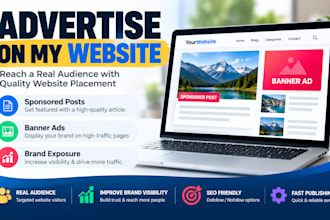 provide ads on sbookmarking website