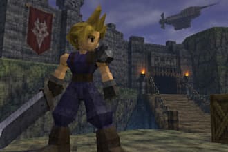 create ps1 psx n64 style 3d characters and retro game models