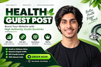 publish article, health guest post backlinks on high da guest post sites