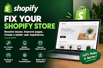 fix shopify issues and optimize your store for better user experience