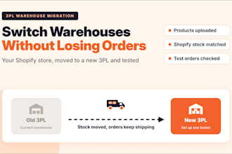 migrate your shopify store to a new 3pl fulfillment warehouse shopify inventory