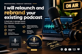 relaunch and rebrand your existing podcast
