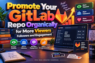 promote your gitlab organically for more viewers followers and engagement