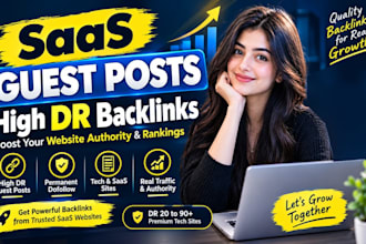 publish high dr saas guest posts with authority backlinks