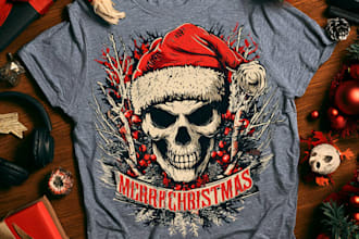 create christmas t shirt designs