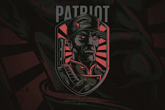 design a powerful and professional veteran logo