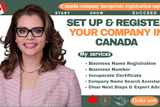 set up your canada company with incorporation and registration support