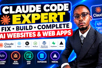 build your ai powered web app, ai mobile app, ai saas, claude ai, ai integration