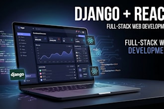 build a professional website with django and react