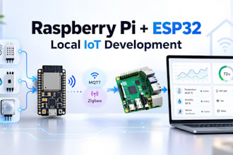 develop and troubleshoot raspberry pi and esp32 iot systems