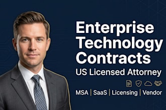 draft a complete technology vendor contract and service package