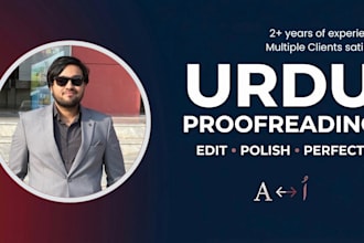 do urdu proofreading from english translations