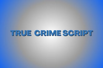 do true crime script