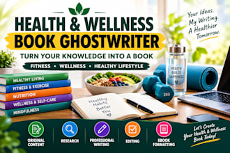 ghostwrite your health wellness or fitness book