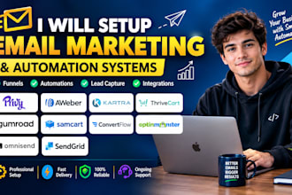 setup privy aweber kartra thrivecart gumroad samcart convertflow optionmonster