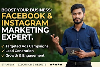be your facebook marketing, fb ads campaign, and instagram
