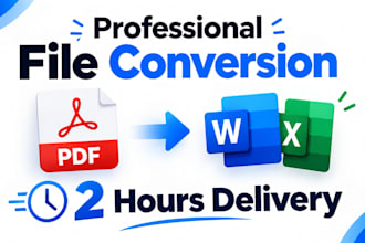 do fast PDF to word excel and image to PDF conversion