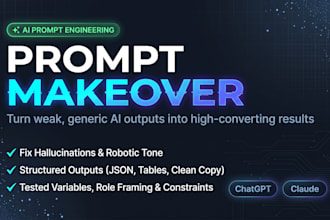 optimize, rewrite and fix your chatgpt or claude prompts