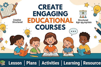 create engaging educational courses and learning materials