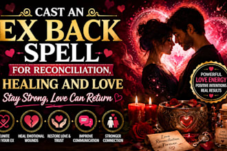 cast an ex back spell for reconciliation, healing and love stay strong