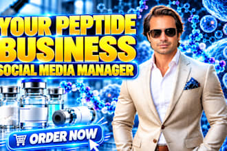 manage the peptide industry social media marketing