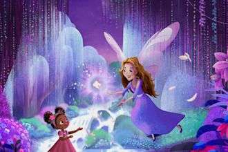 children story book illustration, children story book