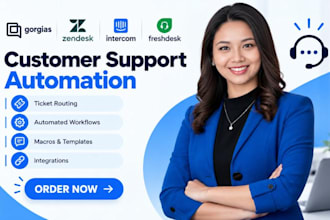 setup gorgias zendesk intercom freshdesk customer support automation