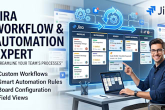 setup custom jira workflows automation and kanban boards