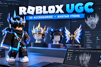 make custom roblox ugc accessories hairs and outfits