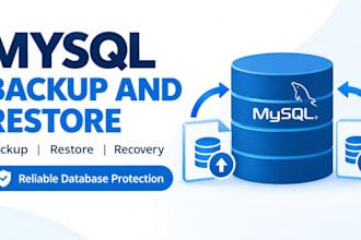 configure mysql backup and restore for your database