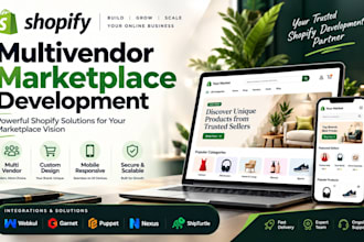 build shopify website development multivendor website garnet webkul puppet nexus