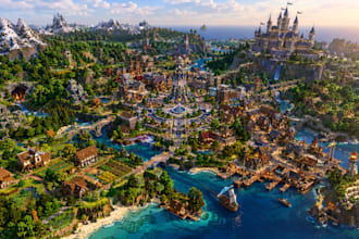 make custom mincraft city map, building, villages and be your minecraft builder
