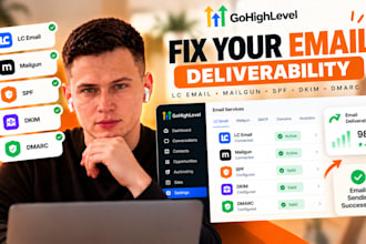 fix gohighlevel email deliverability lc email mailgun spf dkim dmarc