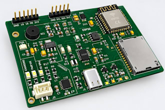 design pcb, esp32, iot, arduino and firmware and gerber