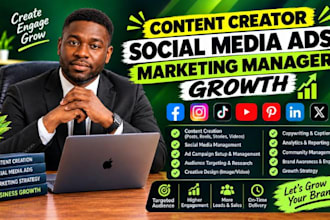 content creator social media ads marketing manager growth
