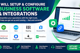 setup quickbooks xero rippling housecall pro netsuite fishbowl docusign pandadoc